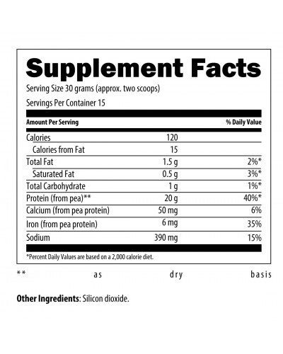 Vegan Pea Protein (Unflavored)