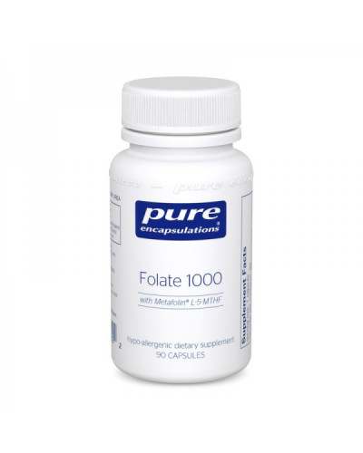 Folate 1000 - 90 Caps-  Pure Encapsulations