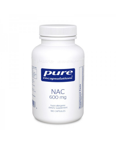 NAC (n-acetyl-l-cysteine) 600 mg 180 capsules