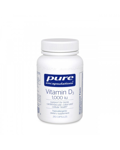 Vitamin D3 1,000 IU 250 capsules