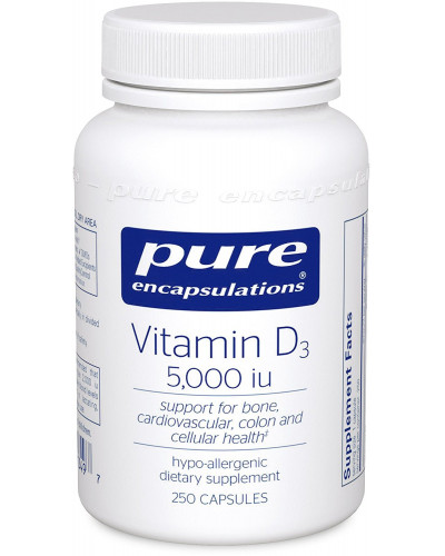 Vitamin D3 5,000 IU 250 capsules