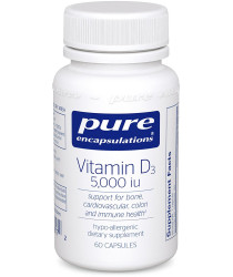 Vitamin D3 5,000 IU 60 capsules