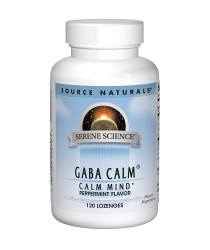 GABA Calm ,120 Lozenges - Source Naturals
