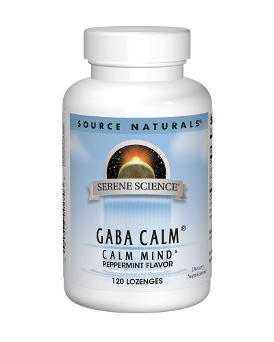 GABA Calm ,120 Lozenges - Source Naturals