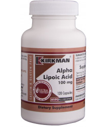 Alpha Lipoic Acid 100 mg Capsules - Hypo 120 ct 