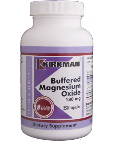 Buffered Magnesium Oxide 180 mg Capsules - Hypo 250 ct