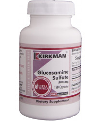 Glucosamine Sulfate 500 mg - Hypoallergenic - 120 Ct