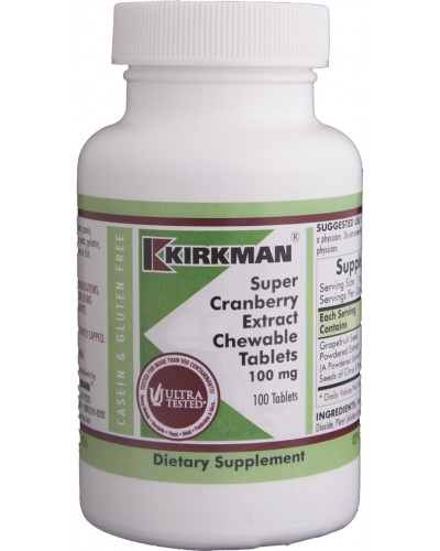 Super Cranberry Extract™ 100 mg Chewable Tablets 100 ct
