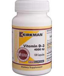 Vitamin D-3 4000 IU Capsules - Hypo 120 ct