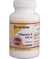 Vitamin E 100 IU Capsules - Hypo 100 ct