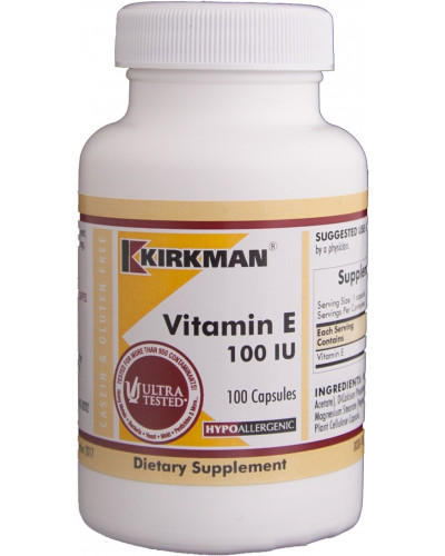 Vitamin E 100 IU Capsules - Hypo 100 ct